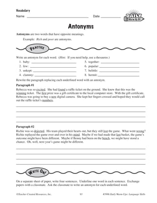 Daily Warm-Ups Language Skills Grade 6 BookE-book Bundle.pdf