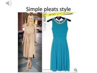 Simple pleats style




     www.dressesmall.com.au
 