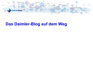 Das Daimler-Blog auf dem Weg 