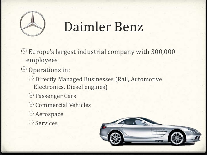 Daimler chrysler это