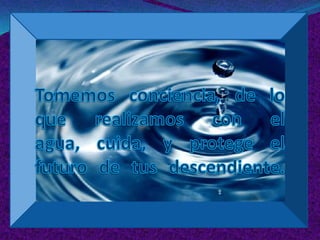 Día internacional del agua