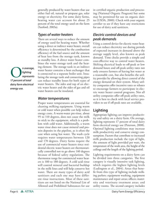 Dairy Farm Energy Efficiency | PDF