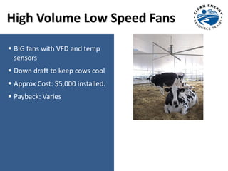 Energy Efficient Dairy Production Technologies | PDF