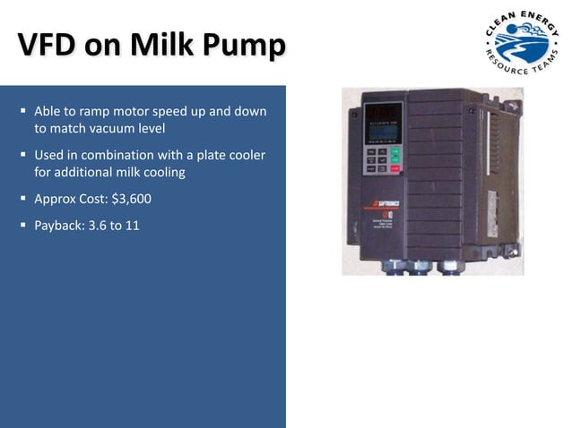 Energy Efficient Dairy Production Technologies | PDF
