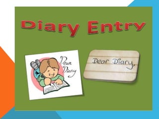 Dairy entry   ppt- class 9 
