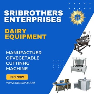 Dairy equipment list