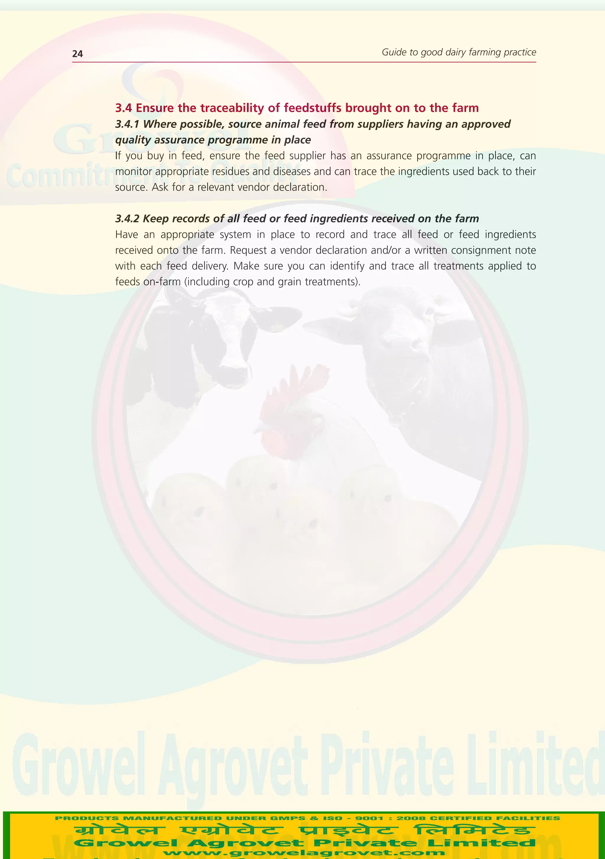 Dairy Farming Practice Guide | PDF