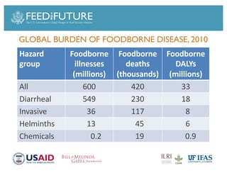 Foodborne diseases from dairy products in developing countries: Hazards and health implications