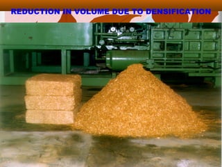 REDUCTION IN VOLUME DUE TO DENSIFICATION

 