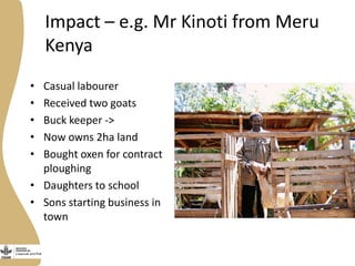 Opportunities, challenges and prospects for dairy goat improvement by the poor: The Kenyan experience