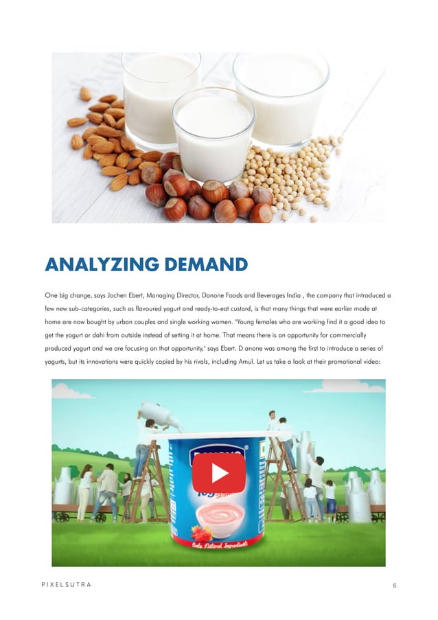 DAIRY INDUSTRY MARKET ANALYSIS AND MARKETING STRATEGIES