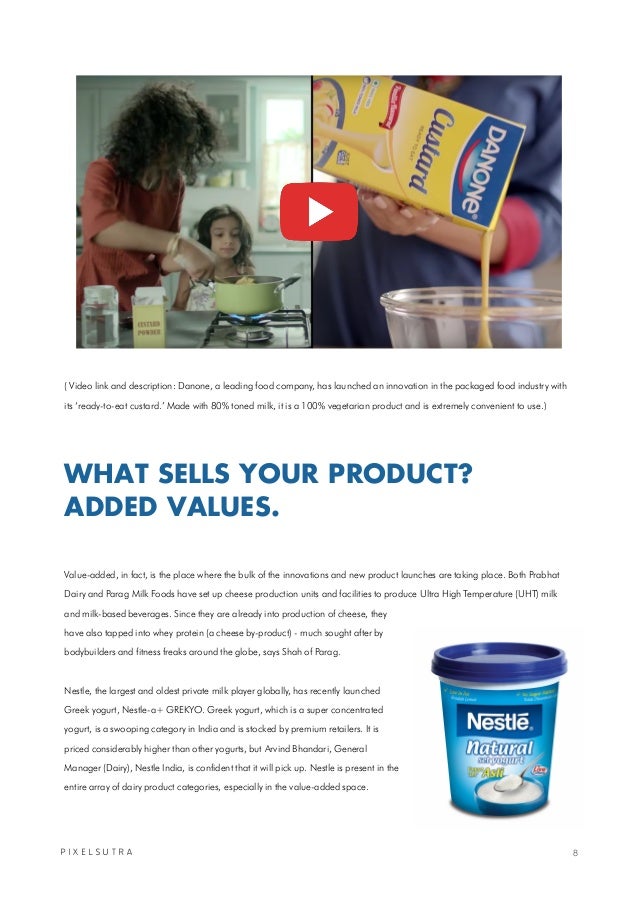 DAIRY INDUSTRY MARKET ANALYSIS AND MARKETING STRATEGIES