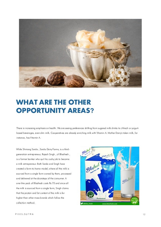 DAIRY INDUSTRY MARKET ANALYSIS AND MARKETING STRATEGIES