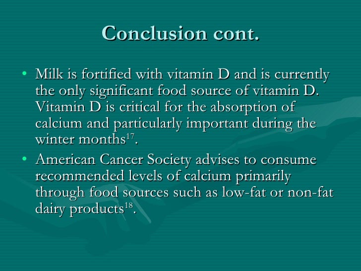 Benefitrisk Assessment for Including Dairy Foods in the Diet