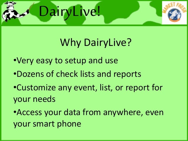 dairy live anywhere