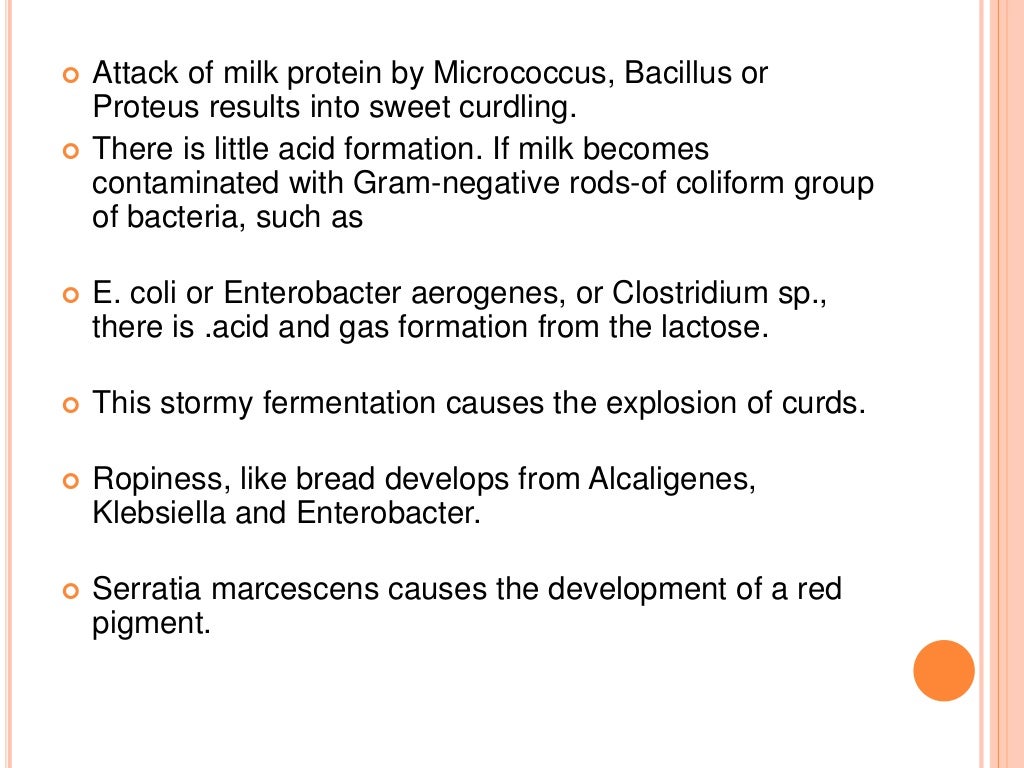 Dairy microbiology