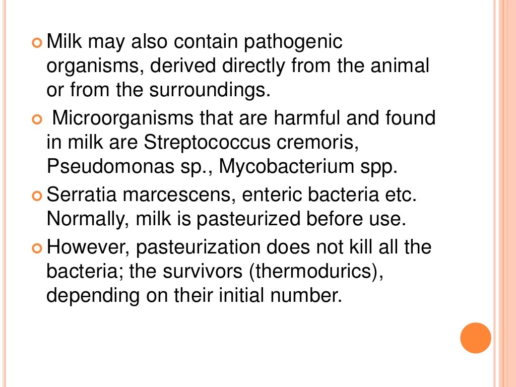 Dairy microbiology