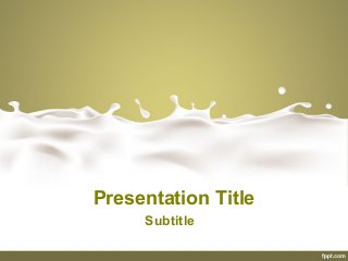 Presentation Title
Subtitle

 