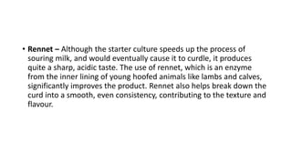 DAIRY PRODUCTS 2.pptx | Desserts and Baking | Food & Drink