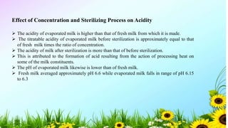 Salt Balance and Heat Stability of Concentrated and Dried Milk | PPTX