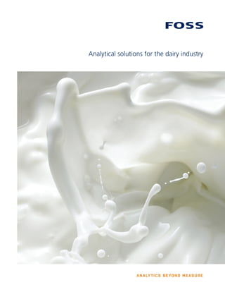 Analytical solutions for the dairy industry
 