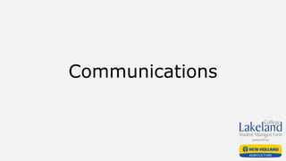 Communications
 