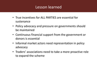Formalizing the informal: Experiences from a training and certification scheme in the dairy sector in Assam (India) and Kenya