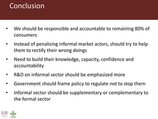 Formalizing the informal: Experiences from a training and certification scheme in the dairy sector in Assam (India) and Kenya