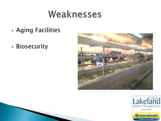  Aging Facilities
 Biosecurity
 