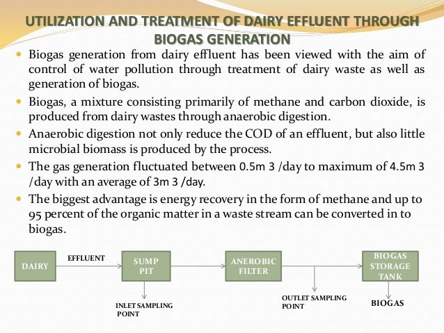 dairy waste water treatmentby arhana gautam dairy waste treatment flow chart