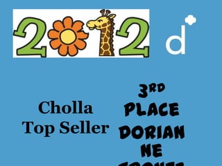 3rd
 Cholla    Place
Top Seller Dorian
            ne
 