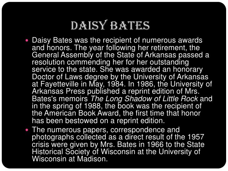 Daisy bates