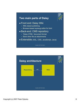 Daisy: CMS or Wiki? | PDF