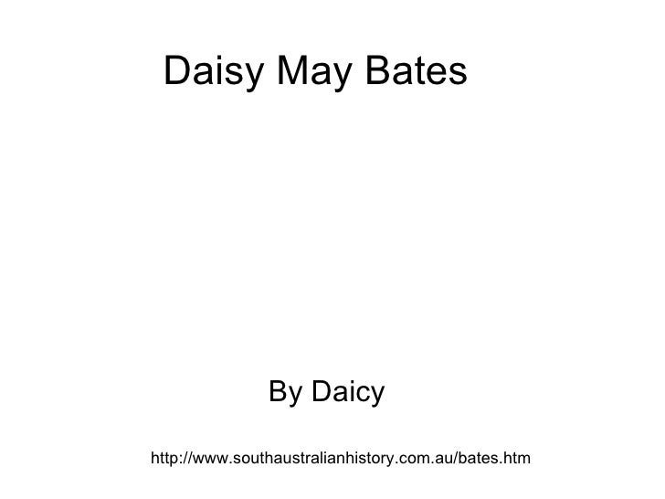 Daisy May Bates