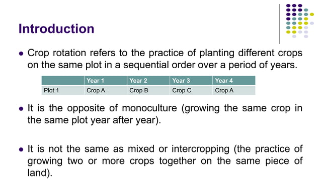 Crop Rotation | PPTX