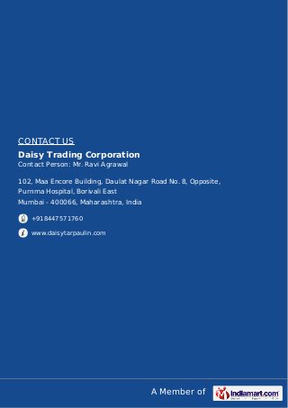 Daisy Trading Corporation, Mumbai, Assy Canvas Covers