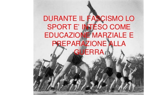 L'importanza Dello Sport Durante Il Fascismo Sociologia dello Sport