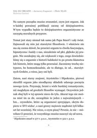 Daj jej orgazm / Malwina Gartner PDF
