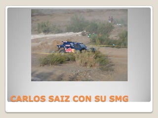 CARLOS SAIZ CON SU SMG

 