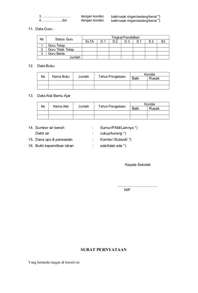 Dak contoh laporan