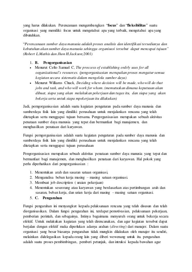 Manajemen Sumber Daya Manusia manajemen sumber daya manusia