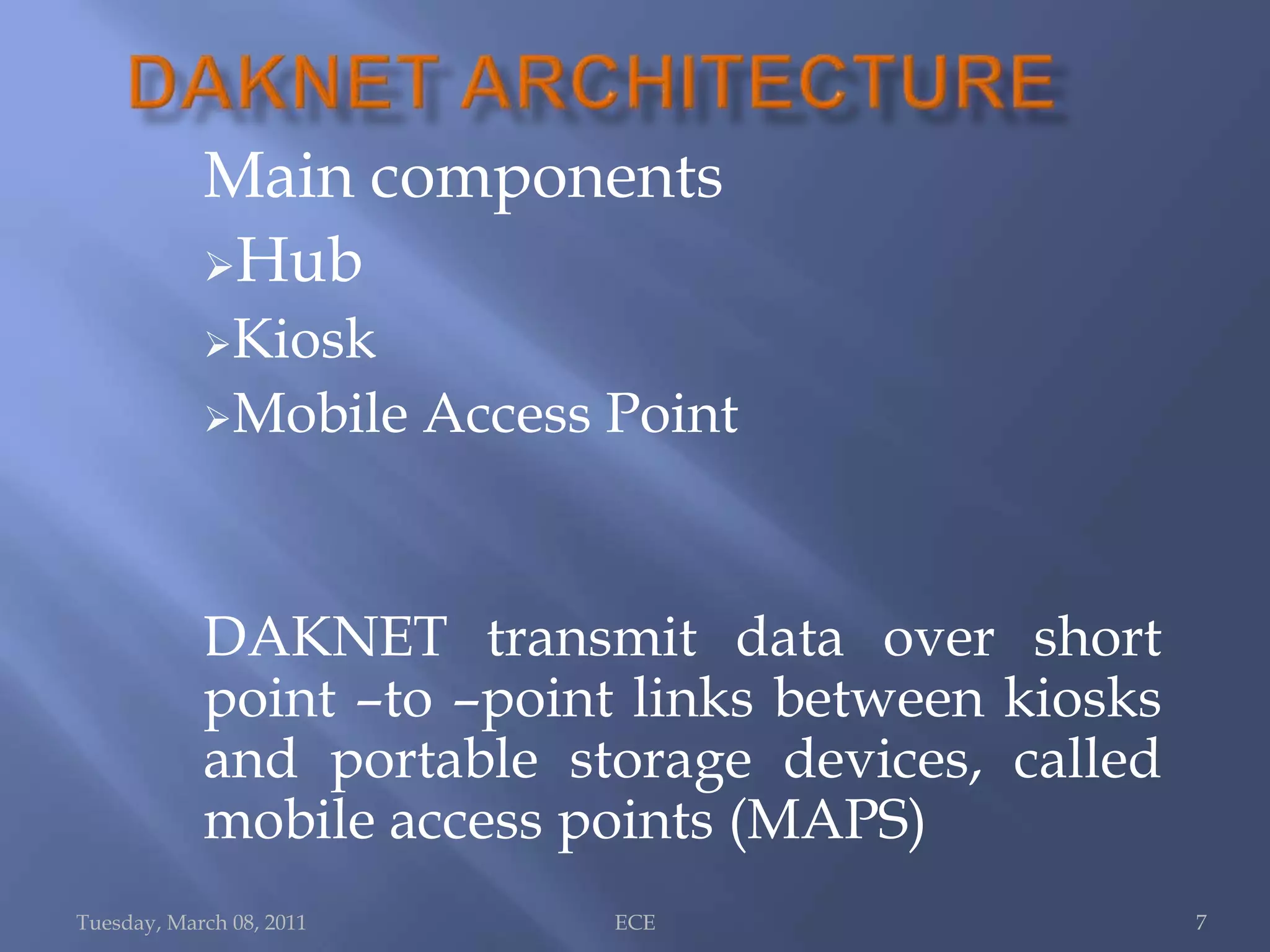 Does not rely on real time connectivity