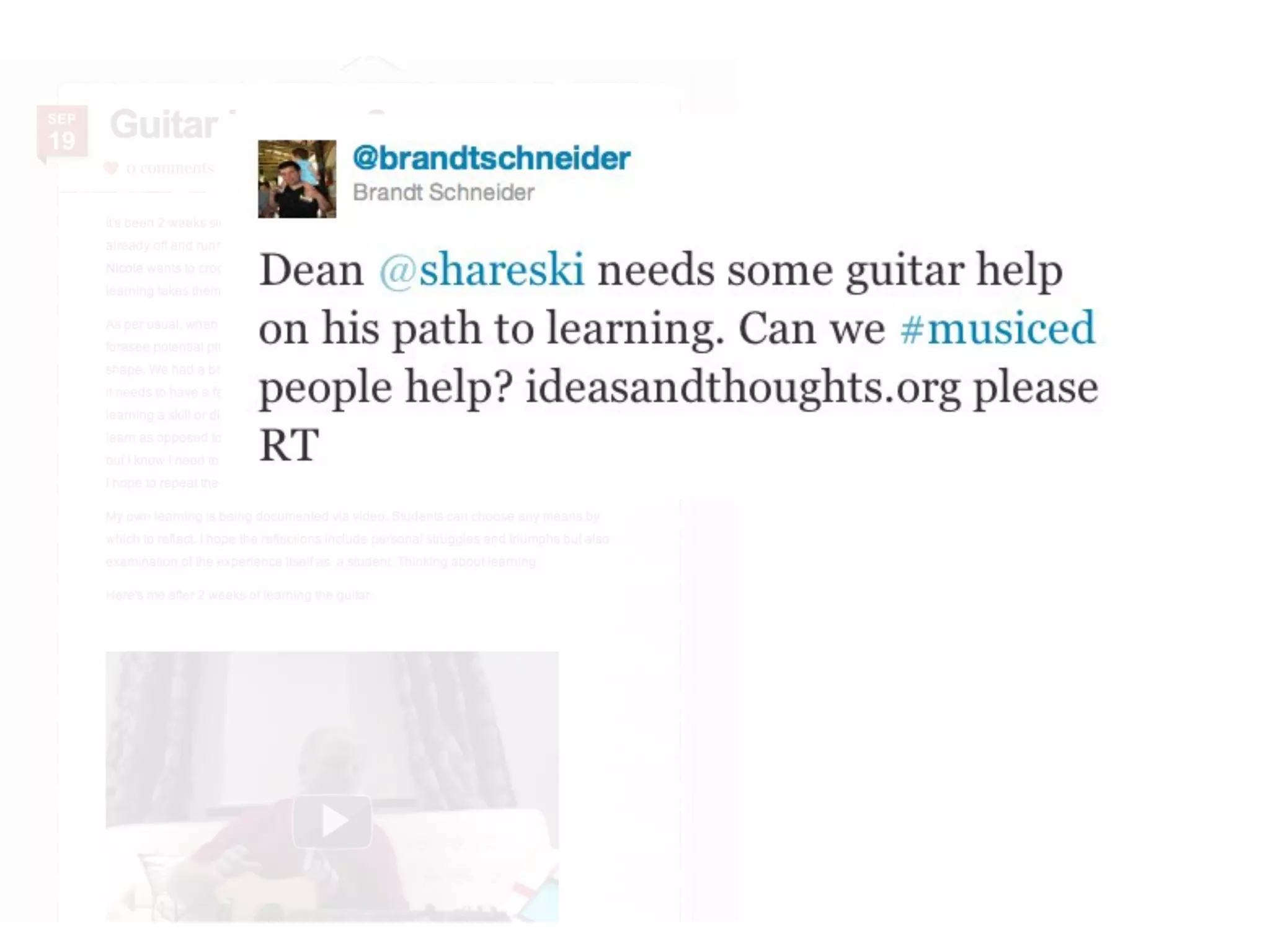 Tell that to Chris Avenir
Ryerson University sites 3 reasons for
the case against him.
 1.Learning should be hard.

 2.There is no structure of regulation
   for online behavior and that makes it
   incompatible with academic work.

 3.It is our job to protect academic
   integrity from any threat.
i.e. Unless learning is hard and is directed by others, it fails
to meet the standard for academic rigor.
 