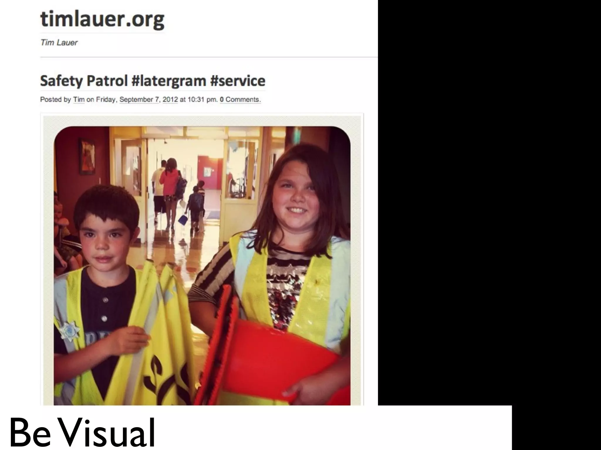 Be a Learner....in Public
  http://sites.cdnis.edu.hk/school/ls/2012/09/10/to-learn-basic-mandarin-vocabulary-and-conversational-skills/
 