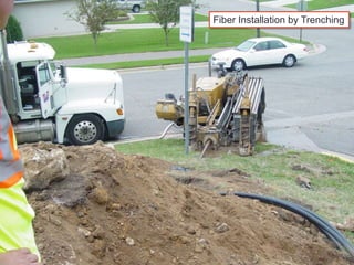 Fiber Installation by Trenching
 