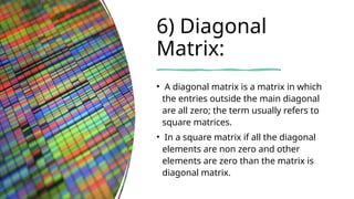 Understanding the Different Types of Matrices | PPTX