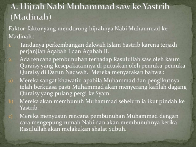 Dakwah rasulullah periode madinah