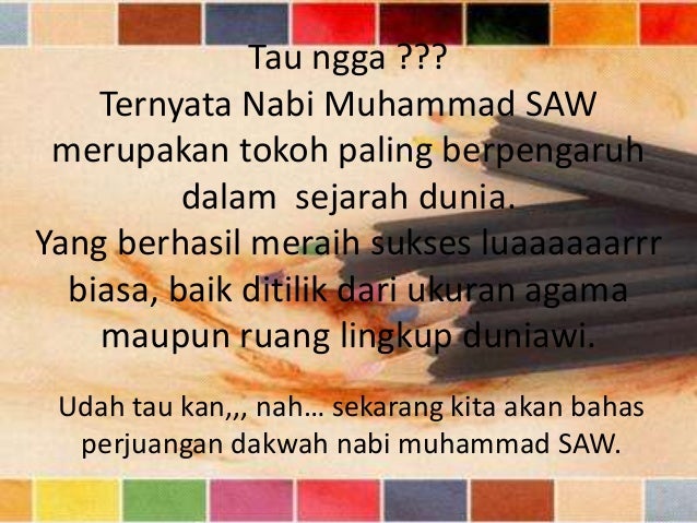 Dakwah Rasulullah Periode Mekah