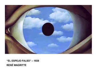 “EL ESPEJO FALSO” – 1928
RENÉ MAGRITTE
 