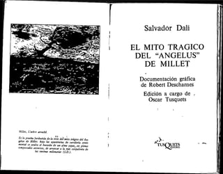 Dalí   el mito trágico del ángelus de millet